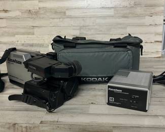Vintage Kodak Kodavision 2400 Camcorder Series 2000 w/ Charger & Case – Retro Video Camera