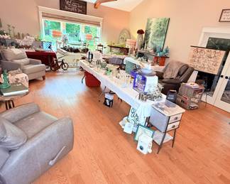 The living room 