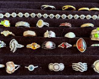 Gold and Silver Rings 