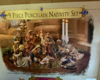 Ceramic Nativity Set