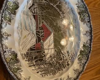 Painted platter