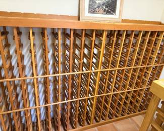 There's enough room for at least a month's worth of wine!!!!!!! Haha
