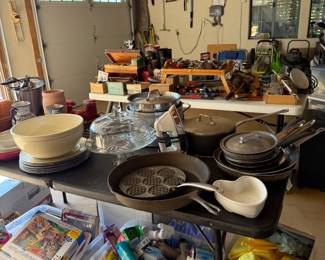 Our garage is LOADED with goodies!