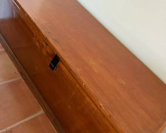 More teak storage 