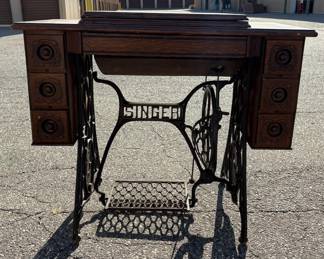 Antique Treadle Sewing Machine