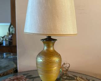 Art glass lamp 
