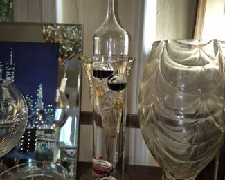 Antique glass vases