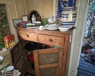 Antique pie safe