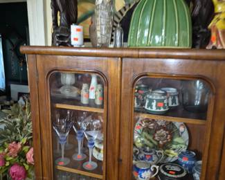 Antique display cabinets 
