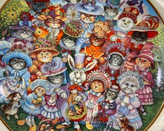 Easter Parade plate, by Bill Bell