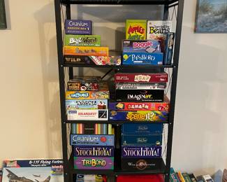 So many board games, puzzles, models