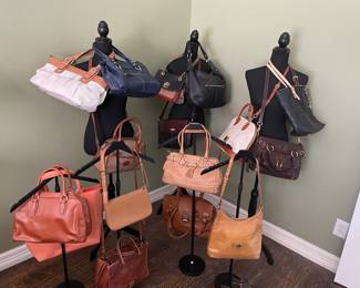 Vintage Coach and Dooney Bourke, as well as Cole Haan, and Michael Kors, etc