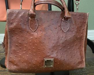 Vintage ostrich Dooney Bourke