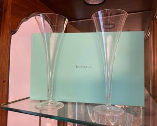 Tiffany & Co champagne flutes