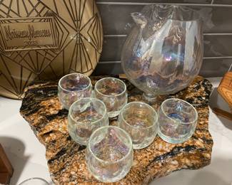 Iridescent glassware 