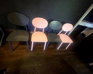 Crate & Barrel - kids chairs (4)
