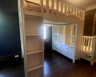 Pottery Barn -Elliott loft system Mattress: Pottery Barn Full