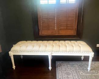 Arhaus - tufted bench
