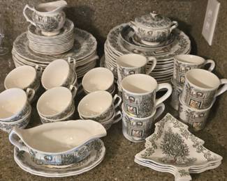 JOHNSON BROS. FRIENDLY VILLAGE CHRISTMAS CHINA