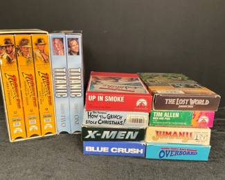 Variety of VHS Movies