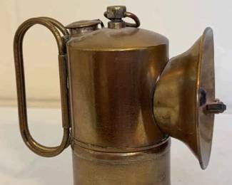 Antique Brass Carbide Miners Lite 