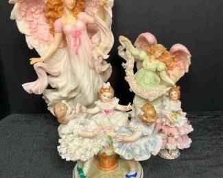 Seraphim Classic Angels Dresden Porcelain Figurines