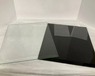 Beveled Glass Clear Black