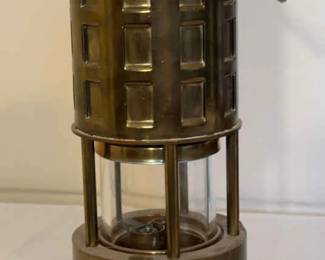  011 Mining Safety Brass Lamp 