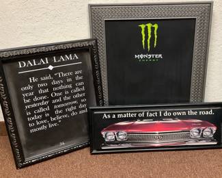 Variety of Framed Pictures