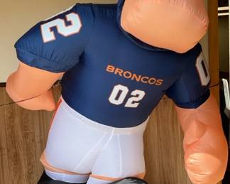 Denver Bronc Blow Up Player 7 Feet Tall