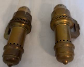 Two Antique Railroad Torches