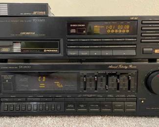 Pioneer Stereo Receiver And Multiplayer CD Changer