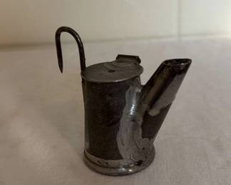 Antique Fred Zais Oilwick Cap Lamp