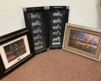 Framed Motorcycle Pictures More
