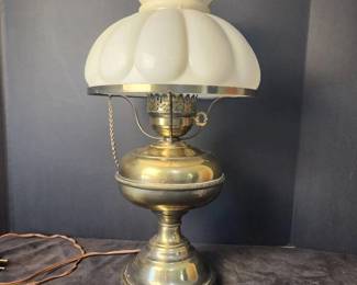 Antique Rayo Brass Lamp