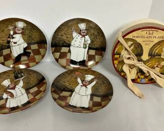 Boston Warehouse Porcelain Chef Plates