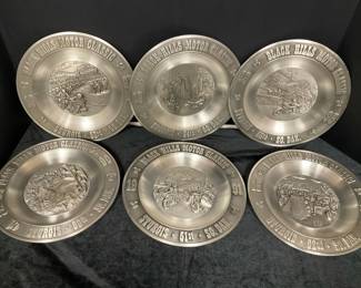 Black Hills Motor Classic Pewter Plates 50th 55th
