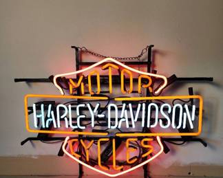 Harley Davidson Neon Sign