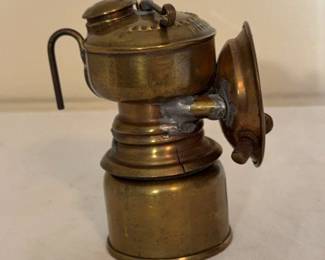 Antique Brass Grier Bros. Carbide Light
