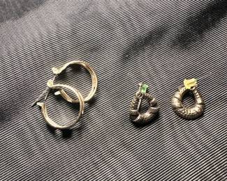 hoop earrings