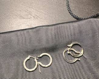 hoop earrings