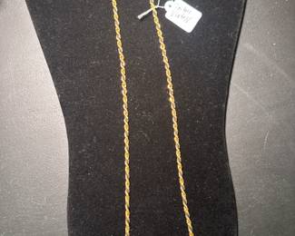 Gold necklace