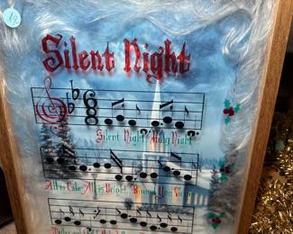 Silent Night Framed Music