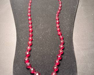 Red necklace 