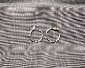hoop earrings
