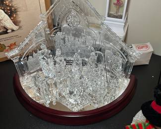 acrylic nativity set