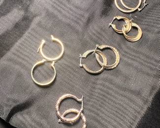 hoop earrings