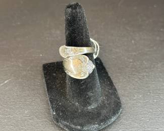 Spoon ring in silver