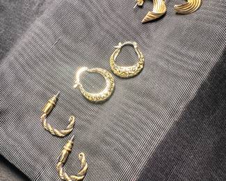 hoop earrings