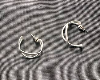 hoop earrings